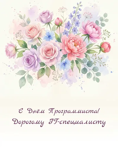 открытка с днём программиста!